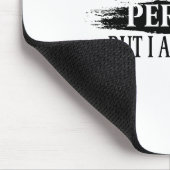 Ich bin nicht perfekt, aber einzigartig mousepad (Ecke)