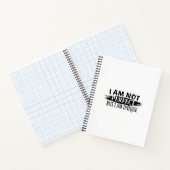 Ich bin nicht perfekt, aber einzigartig notizblock (Innenseite)