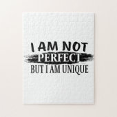 Ich bin nicht perfekt, aber einzigartig puzzle (Vertikal)