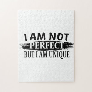 Ich bin nicht perfekt, aber einzigartig puzzle