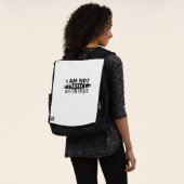 Ich bin nicht perfekt, aber einzigartig rucksack (Ausgewaschen)