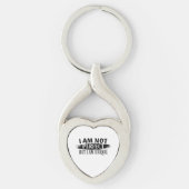 Ich bin nicht perfekt, aber einzigartig schlüsselanhänger (Vorderseite)