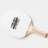 Ich bin nicht perfekt, aber einzigartig tischtennis schläger (Seitenansicht)