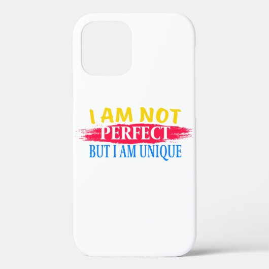 Ich bin nicht perfekt, aber ich bin einzigartig Case-Mate iPhone hülle (Rückseite)