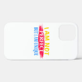 Ich bin nicht perfekt, aber ich bin einzigartig Case-Mate iPhone hülle (Rückseite (Horizontal))