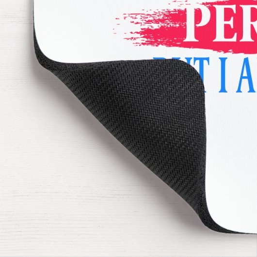 Ich bin nicht perfekt, aber ich bin einzigartig mousepad (Ecke)