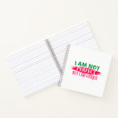 Ich bin nicht perfekt, aber ich bin einzigartig notizblock (Innenseite)