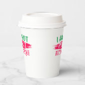 Ich bin nicht perfekt, aber ich bin einzigartig pappbecher (Links)