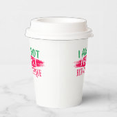 Ich bin nicht perfekt, aber ich bin einzigartig pappbecher (Rechts)