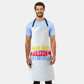 Ich bin nicht perfekt, aber ich bin einzigartig schürze (Getragen)