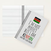 Ich bin nicht perfekt, aber ich bin Kenianer aus K Notizblock (Innen)