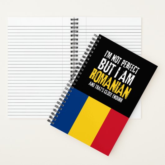 Ich bin nicht perfekt, aber ich bin Rumänin aus Ru Notizblock (Innen)