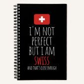 Ich bin nicht perfekt, aber ich bin Schweizer aus Notizblock (Vorderseite)