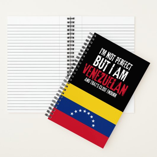 Ich bin nicht perfekt, aber ich bin Venezuelaner a Notizblock (Innen)