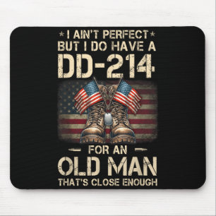 Ich bin nicht perfekt, aber ich habe einen Dd-214 Mousepad