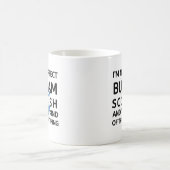 Ich bin nicht perfekt, ich bin schottisches Funny  Kaffeetasse (Mittel)