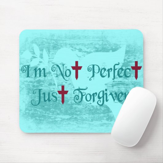 Ich bin nicht perfekt mousepad (Mit Mouse)