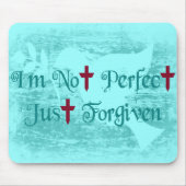 Ich bin nicht perfekt mousepad (Vorne)