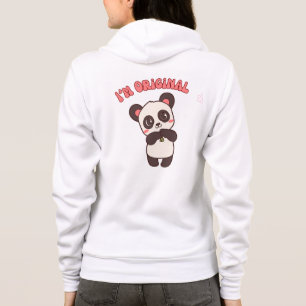 Ich bin nicht perfekt Panda Niedliche Ästhetik Hoodie