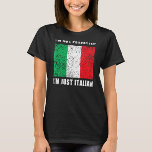 Ich bin nicht pervertiert im Italienischen T-Shirt