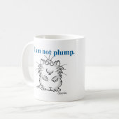 Ich bin nicht plump, ich bin flauschige Coffee Tas Kaffeetasse (Vorderseite Links)