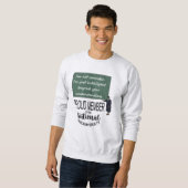 Ich bin nicht sarkastisch. Ich bin einfach intelli Sweatshirt (Vorne ganz)
