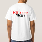 "Ich bin  nicht schizophren/Ich auch nicht" Shirt (Rückseite)