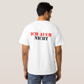 "Ich bin  nicht schizophren/Ich auch nicht" Shirt (Schwarz voll)