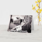 Ich bin nicht schwanger! karte (Gelbe Blume)