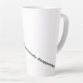 Ich bin nicht schwer, ich bin chronisch enttäuscht milchtasse (Rechte Ecke)