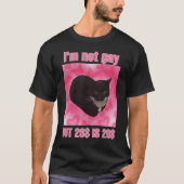 Ich bin nicht schwul, aber 20$ ist 20$ Katzenmem T-Shirt (Vorderseite)