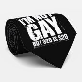 Ich bin nicht schwul, aber $20 sind $20 lustige LG Krawatte (Gerollt)
