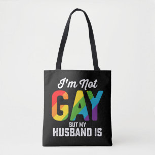 Ich bin nicht schwul, aber mein Ehemann ist lustig Tasche