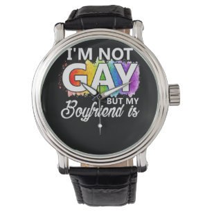 Ich bin nicht schwul, aber mein Freund ist - Funny Armbanduhr