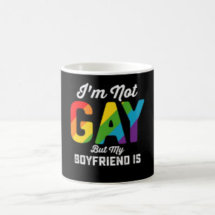 Ich bin nicht schwul, aber mein Freund ist lustig Kaffeetasse