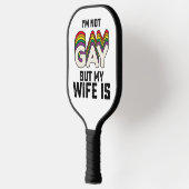 Ich bin nicht schwul, aber meine Ehefrau ist Pickleball Schläger (Links)