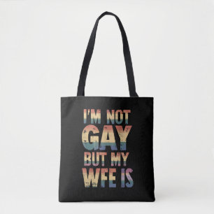 Ich bin nicht schwul, aber meine Frau ist LGBT Reg Tasche