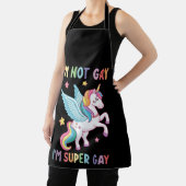Ich bin nicht schwul, ich bin Super Gay Pride LGBT Schürze (InSitu)