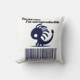 Ich bin nicht selten, ich bin nicht reproduzierbar kissen