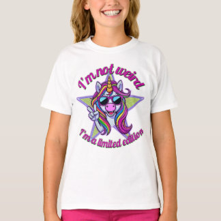 Ich bin nicht seltsam, ich bin ein limitiertes Uni T-Shirt