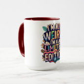 Ich bin nicht seltsam... ich bin eine limitierte A Tasse (Vorderseite Links)