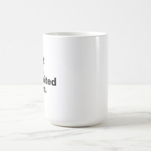 Ich bin nicht seltsam, ich bin limitierte Auflage Kaffeetasse (Mittel)