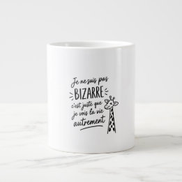 Ich bin nicht seltsam Jumbo-Tasse