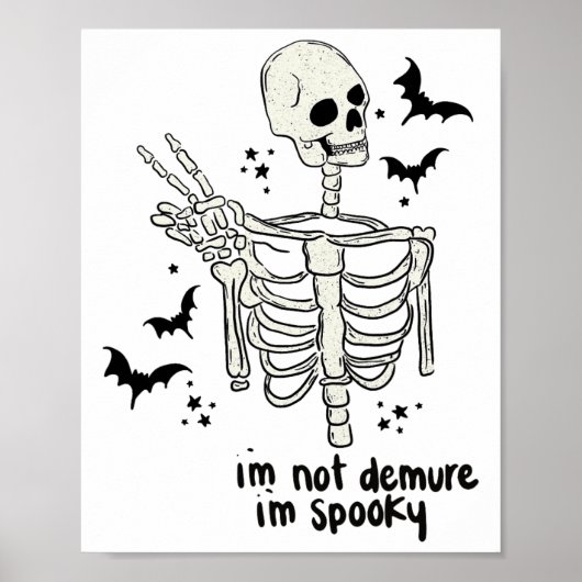 Ich bin nicht sicher, dass ich spöttisch bin poster (Vorne)