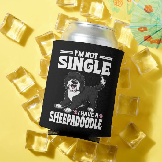 Ich bin nicht Single, ich habe einen Sheepadoodle- Dosenkühler (In Situ Sommer)