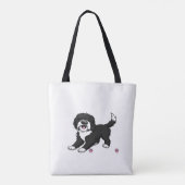 Ich bin nicht Single, ich habe einen Sheepadoodle- Tasche (Rückseite)