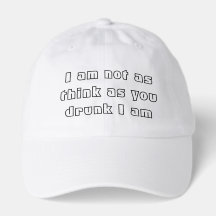 Ich bin nicht so schlau, wie du betrunken bist, ic