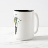 Ich bin nicht so weiß, wie ich einen Ureinwohner A Zweifarbige Tasse (VorderseiteRechts)