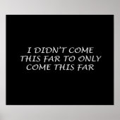 Ich bin nicht so weit gekommen poster (Vorne)