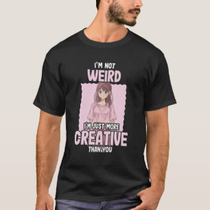 Ich bin nicht sonderlich kreativ - Anime T-Shirt